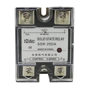 Factory Outlets Temperature Controller For Measuring Instrument - SSR-25DA Single Phase AC Solid State Relay – Taiquan Electric