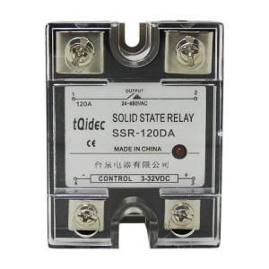 SSR-120DA ነጠላ ዙር የ AC Solid State የቅብብሎሽ