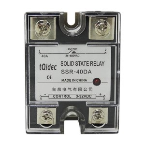 SSR-40DA একক ফেজ এসি সলিড স্টেট রিলে